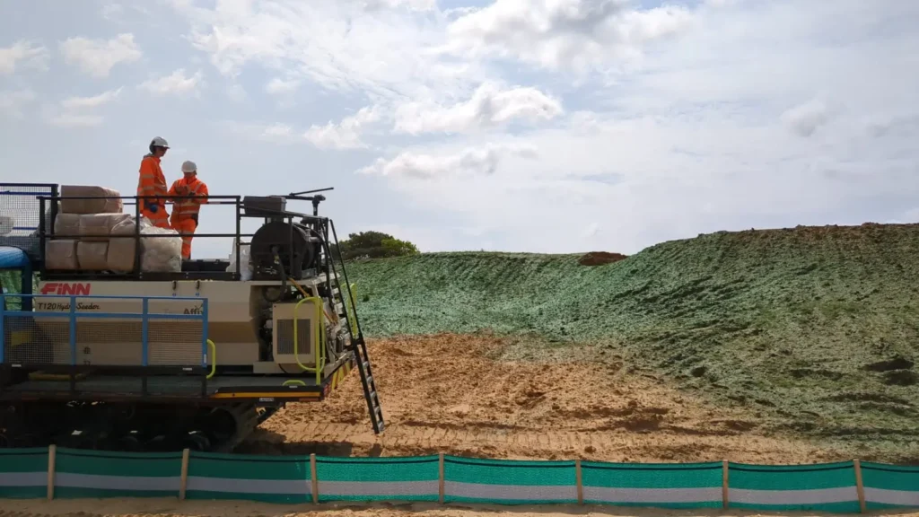 Hydroseeding Auckland and Hydroseeding North Shore – stabilisation transforming landscapes with thriving green grass through expert hydroseeding