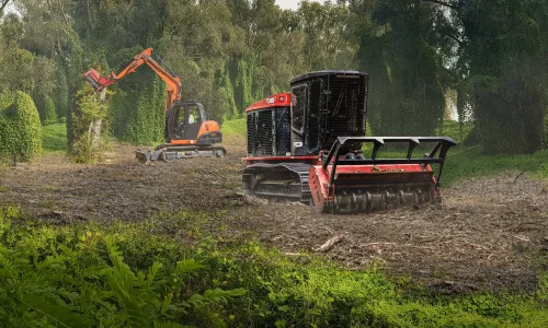 Hydroseeding Auckland and Hydroseeding North Shore – professional land clearing of vegetation and debris for hydroseeding and development